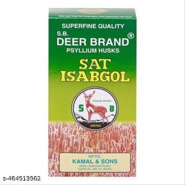 Deer Sat Isabgol 50Gm, 200 Pieces Per Carton
